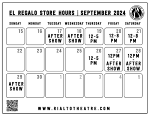 El Regalo Store Hours for September 2024